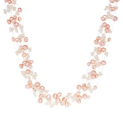 Valero Pearls Parel ketting Sterling zilver Gekweekte zoetwaterparels wit