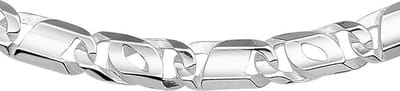 Vigor ketting arendsoog 7 mm 50 cm - Zilver