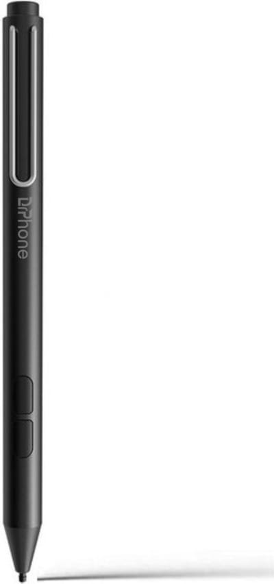 DrPhone Pro Logic4 Stylus pen - Verbeterde 4096 Druk Gevoeligheid - Palm Afwijzing – Geschikt voor o.a Surface Pro 8 & Pro 7/Laptop Studio/Go 3/Duo 2 + Windows Tablets - Zwart