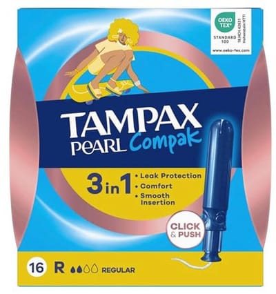 Tampons met Applicator Regelmatig - 128 Stuks voor Comfort en Bescherming