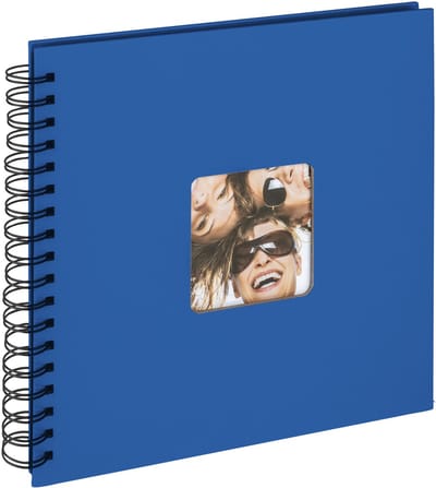 Walther SA-108-Z Fun - Spiraal album - Formaat 26 x 25 cm - Koningsblauw