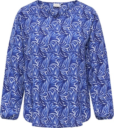 ONLY CARMAKOMA - CARVICA L/S V-NECK TOP WVN NOOS Dames Blouse