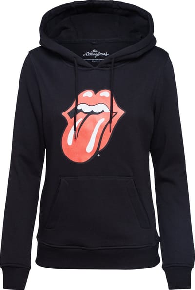 Merchcode The Rolling Stones Hoodie/trui -XS- Rolling Stones Tongue Zwart