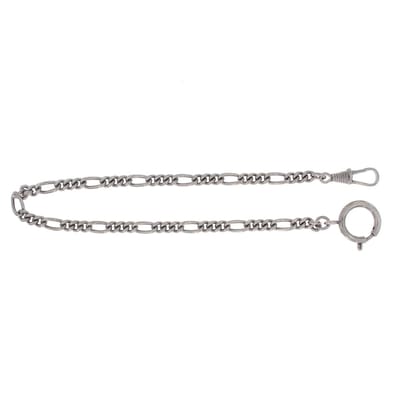 Zakhorlogeketting, Figaro schakelketting, rond, messing, gemaakt in Duitsland