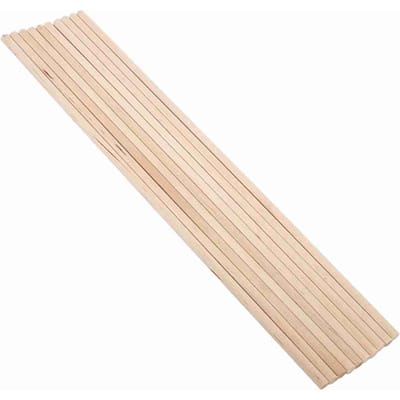10 stuks DIY Houten Kunst Handwerk Stokjes Pluggen Paal Staven Zoete Bomen Hout Gereedschap 0.6CM*30CM