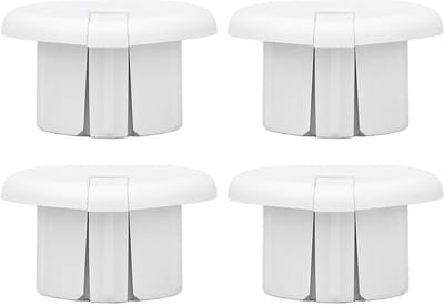 4 Stuks Wanddoorvoer voor Satellietkabels, Kabeldoorvoeren voor Ethernet en Dishy Router, Geschikt voor Wandmontage van Starlink Kabels (WIT)