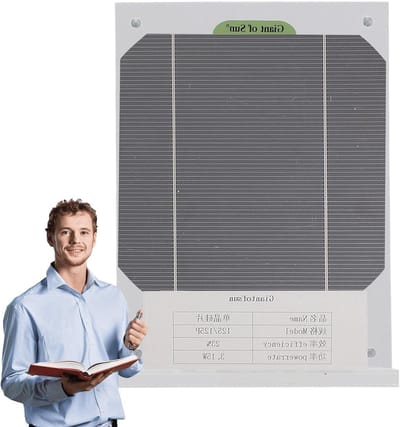 Zonnepaneel Module - Transparant Paneel - Duurzame Energieopwekking - Hoog Rendement Epoxy - 20x15x5 cm - Transparant
