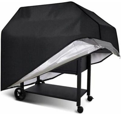 TOVBMUP BBQ-hoes - Rechthoekige camping-BBQ-hoes - 170×61×117CM - Zwaar uitgevoerd BBQ-beschermend zeildoek - 210D - Oxford BBQ-hoes - Waterdicht - Stofdicht - UV-bescherming - Anti-veroudering