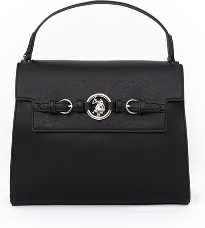U.S. POLO ASSN. Handtas Schoudertas Delaware Top Handle Bag Black Zwart