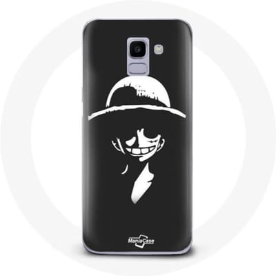 Hoesje voor Samsung Galaxy A6 2018 Een stuk Manga Luffy Art