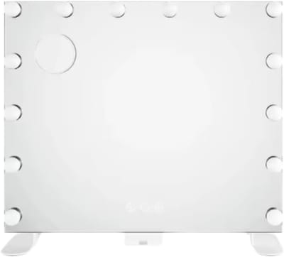 Verlichte Make-upspiegel Fioren - Hollywood spiegel - 14 Dimbare LED-lampen - Verlichting - Make-up Spiegel voor Kleedkamer en Slaapkamer - Zonder USB