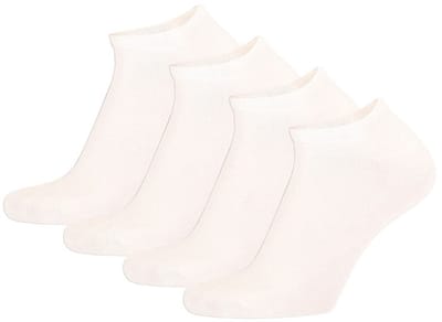 Apollo - 8-Pack - Bamboe Sneakersokken - Hypoallergeen - Temperatuurregulerend - Heren / Dames - wit - 23-26 - 131473000
