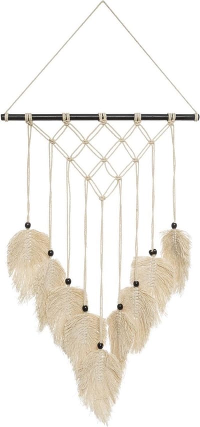 Macramé SAFARI om op te hangen, 95 cm
