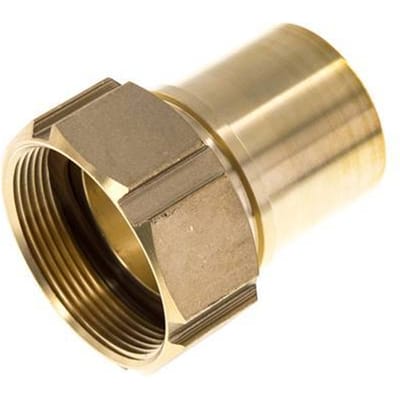 50 Mm (2'') & G2'' Messing Slangpilaar Unie Moer Vlakke Afdichting Polyurethaan Veiligheidskragen EN 14420-5 (DIN 2817)
