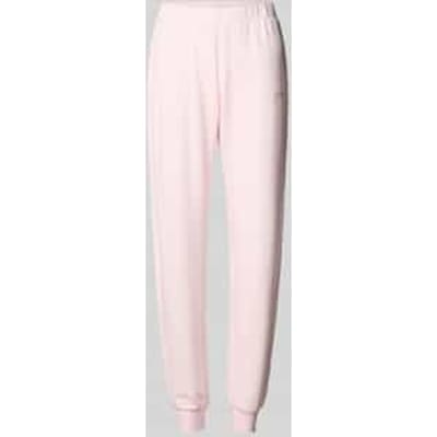 Sweatpants met labelstitching, model 'LUCIA'