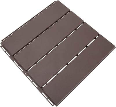 Buiten Vloer - Hout Kunststof Tegels - Terras Tuin - Weerbestendig Duurzaam - 31x31x2cm
