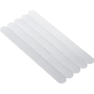Tapis anti dérapant - Type Clair - 5 pièces - Autocollants transparents - Eco-friendly - Moderne transparent