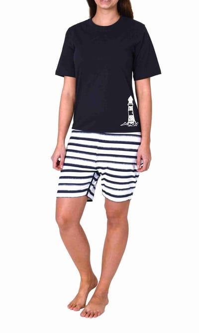Dames Maritieme Verpleegkundige Overall Korte Mouwen Pyjama met Rits op Rug en Been