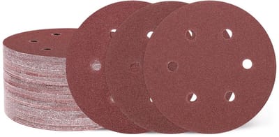 Dailygoody - Schuurschijf - 150 mm - Robuust en duurzaam - 75 stuks - Geschikt voor hout en metaal - Excentrische schuurmachine - Korrel 40/60/80