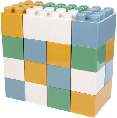 Cavallino Bouwblokken XXL Pastelkleuren - 24dlg.