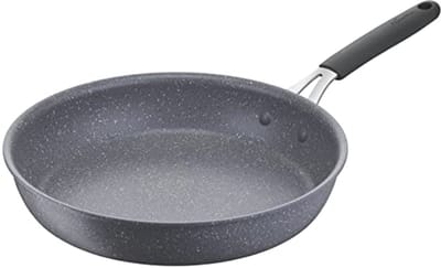 Minerale Braadpan 28 cm - Veilig en Gemakkelijk Schoon te Maken, Geschikt voor Inductie