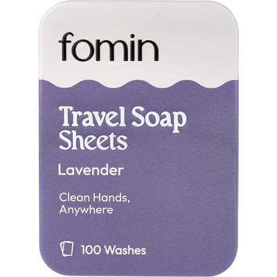 fomin, Reis Zeepblaadjes, Lavendel, 100 Vel, 44g (1.55oz) gray