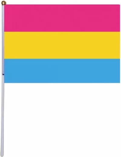 Akyol - Pride vlag 5 stuks - Gay - lesbian - trans - cadeau - kado - geschenk - gift - verjaardag - zwaai vlaggetjes - feestdag – verassing – pride – respect – ecual – gelijk – lgbt – bi -regenboog vlag