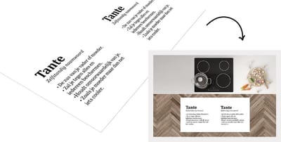 Keukenloper - Loper keuken - Woordenboek - Quotes - 'Tante' - Spreuken - 120x60 cm - Keukenloper vinyl
