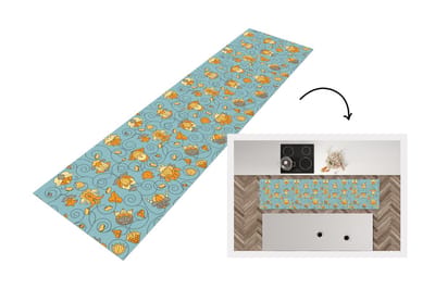 Keukenloper - Loper keuken - Patronen - Vintage - Bloemen - 200x50 cm - Keukenloper vinyl