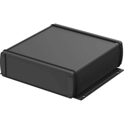 Bopla ABPH 1600-0150 WL ALUBOS_SET 84316150.HMT1 Flensbehuizing 190 x 190 x 60 Aluminium Zwart (RAL 9005) 1 stuk(s)