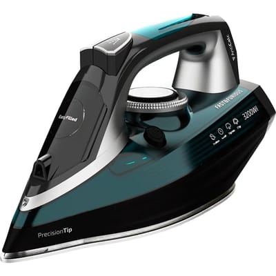 Fer a repasser - CECOTEC - Fast&Furious5060 Ultra - 3200 W - Anti calcaire - 270 g/min - Noir / Bleu