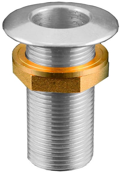 Oem Marine Laagprofiel Doorvoer Goud 1´´