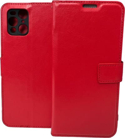 Portemonnee Book Case Hoesje Geschikt voor: Oppo Find X3 Pro - rood
