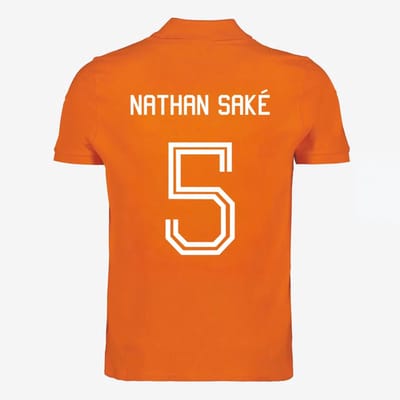 Oranje WK-EK Polo Shirt - Nathan Saké XS