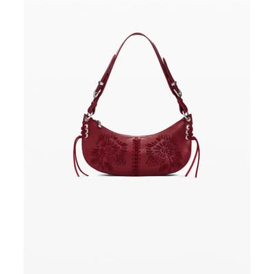 Desigual schoudertas Alisio Castres Long Crossbody Bag Carmine rood