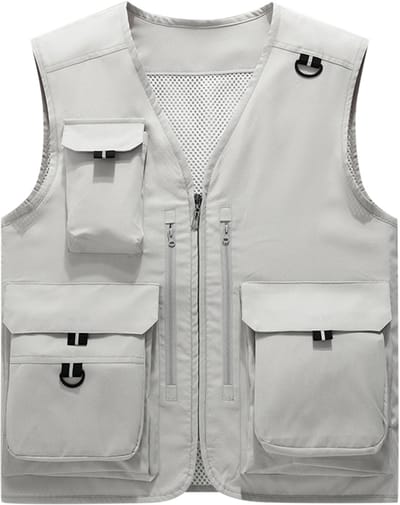 YOUTHUP Heren outdoor casual vest - 3D patchtas - S