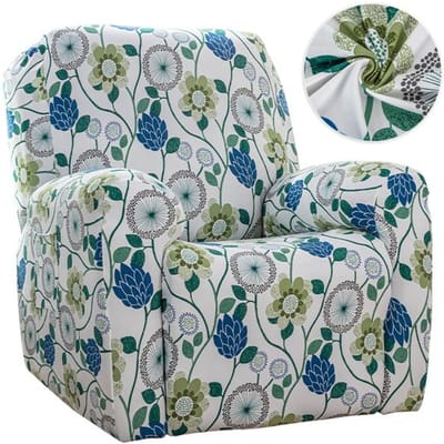 Bloemenfauteuil Bank Meubelhoes Stretch Verstelbare Bank Meubelhoes Voor Familiekamer Afneembare Luie Jongen Relax Fauteuilhoes Woondecoratie 1 Seat