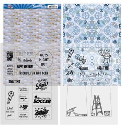 Mica Sheets - Yvonne Creations - Big Guys