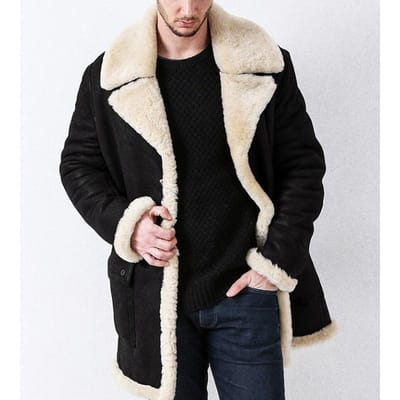 Herfst en Winter Verdikte Bont Geïntegreerde Herenjas Imitatieleer Fluweel Lange Jas Europese Versie Herenjack 5XL