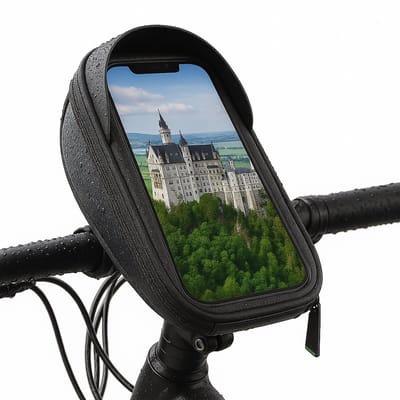 Telefoonhouder Fiets Universeel | Fiets / Racefiets / Mountainbike | Waterdicht | Universeel | Fietshouder | FIets Telefoon Houder | Waterdicht | Houder Fiets Telefoon | Fietstas