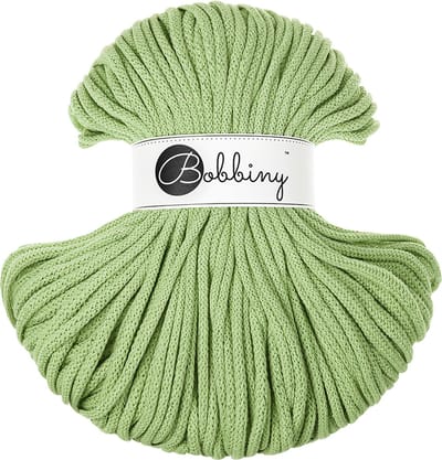 Bobbiny Premium braided cord 5 mm - Unicolor matcha