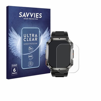 Savvies - Screenprotector voor Iowodo W70pro 2.01" - Folie Beschermfolie transparant 6 Stuks