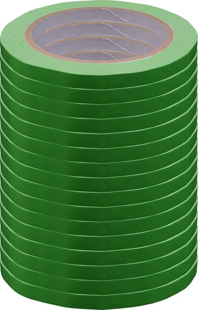 16 rollen Zakkensluiter tape - PVC tape - Sluittape - Sluitplakband - Groen 16 stuks - 9mm x 66 meter - DULA