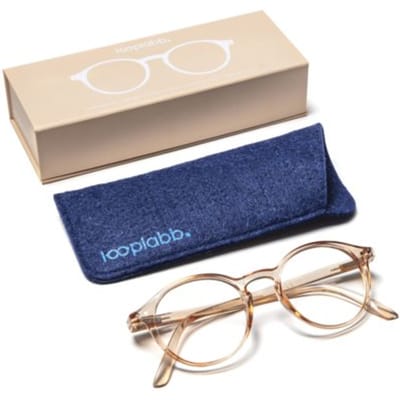 Looplabb leesbril sterkte +1,50 model faust kristal champagne