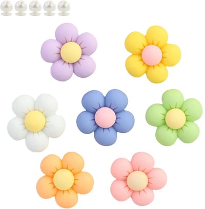 Dailygoods - 14 Stuks Bloemenschoenhangers voor Schoenbedel en Decoratie
