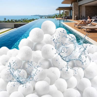KZQ Herbruikbare Zwembadfilterballen 700g Vervangen 25kg Filterzand Voor Zandfilters Zwembaden En Aquariums