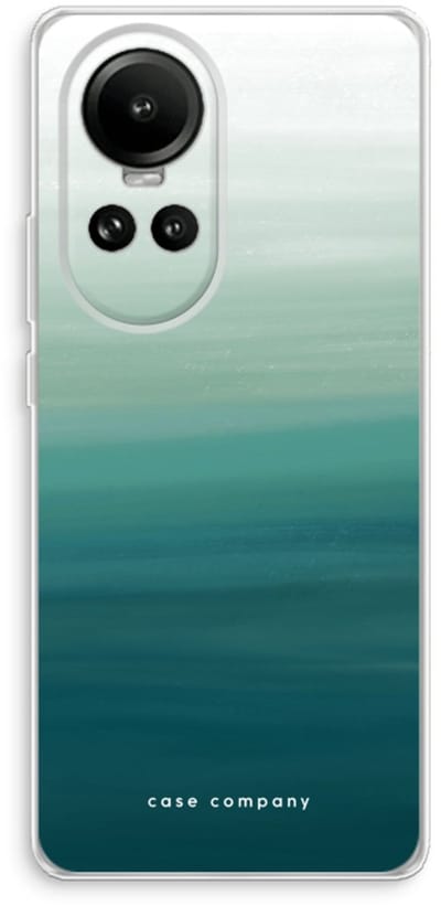 Case Company® - Hoesje geschikt voor Oppo Reno 10 hoesje - Ocean - Soft Cover Telefoonhoesje - Bescherming aan alle Kanten en Schermrand