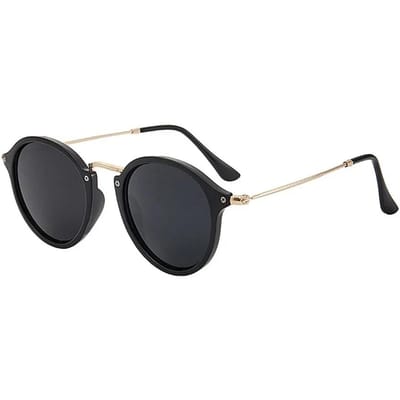 Lunettes de soleil Femmes/Hommes Vintage Rondes Lunettes de soleil Haute Qualité Designer Lunettes de soleil lentes de sol hombre/mujer UV400 gray