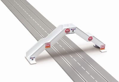 Voetgangersbrug voor Slotcar Racebaan - Decoratie en Speelplezier