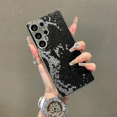 Galvaniseren Leren Telefoonhoesje voor Samsung Galaxy S23 FE S24 Plus Ultra S25 Edge A56 A55 A54 A36 A35 A34 A26 A25 A16 A15 A06 Galaxy S23+